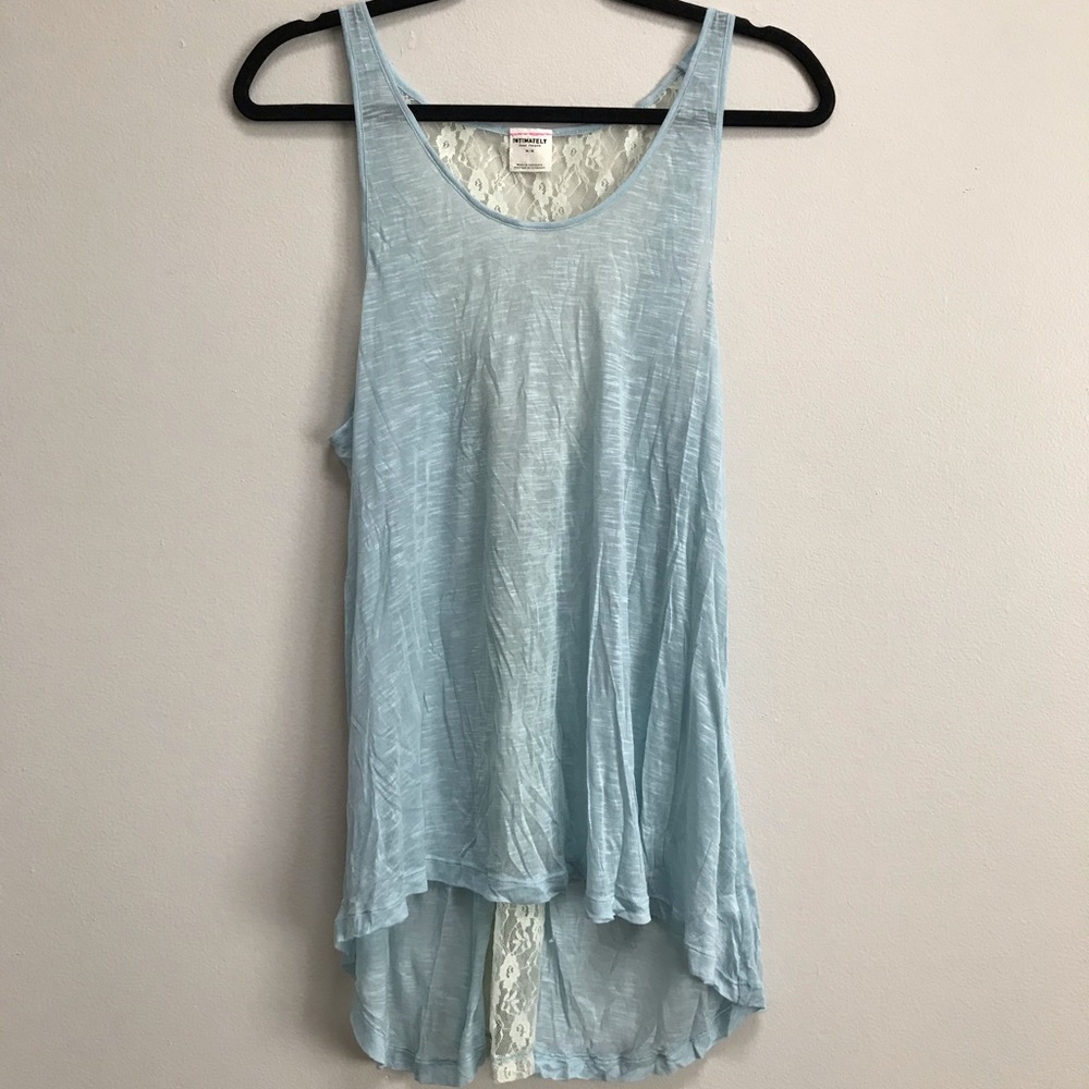 Free People Intimately light blue tank top